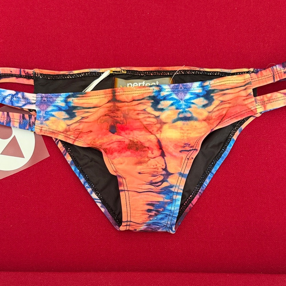 Colorful Tie-Dye Swim Briefs